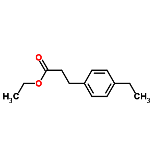 3-(4-乙基-苯基)-丙酸乙酯結構式_488814-80-8結構式