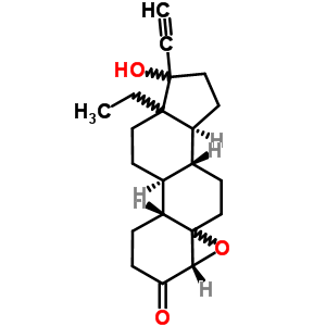 左炔諾孕酮-4beta,5beta-環(huán)氧化物結(jié)構(gòu)式_51267-67-5結(jié)構(gòu)式
