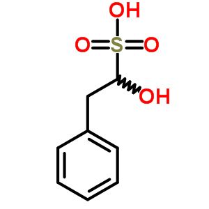 1-羥基-2-苯基-乙烷磺酸結構式_53393-71-8結構式