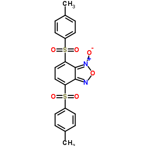 4,7-雙((4-甲基苯基)磺酰基)-苯并呋咱 1-氧化物結構式_53619-79-7結構式