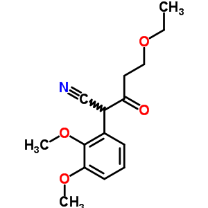 a-(3-乙氧基-1-氧代丙基)-2,3-二甲氧基-苯乙腈結(jié)構(gòu)式_5424-64-6結(jié)構(gòu)式