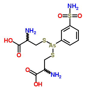2-氨基-3-[(2-氨基-2-羧基-乙基)磺酰基-(3-磺?；交?arsanyl]磺酰基-丙酸結(jié)構(gòu)式_5433-98-7結(jié)構(gòu)式