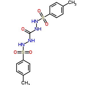 4-甲基苯磺酸 2-[[2-[(4-甲基苯基)磺?；鵠肼基]羰基]肼結(jié)構(gòu)式_5435-19-8結(jié)構(gòu)式