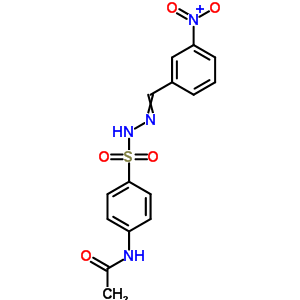 4-(乙?；被?-苯磺酸 2-[(3-硝基苯基)亞甲基]肼結(jié)構(gòu)式_5448-82-8結(jié)構(gòu)式