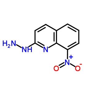 2-肼基-8-硝基-喹啉結構式_55570-69-9結構式