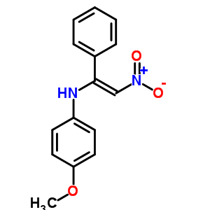 n-(4-甲氧基苯基)-a-(硝基亞甲基)-苯甲胺結構式_55577-67-8結構式