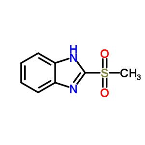 2-(甲基磺?；?-(9ci)-1H-苯并咪唑結構式_57159-81-6結構式