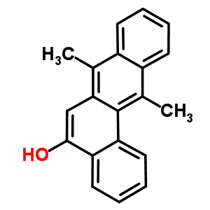 5-羥基-7,12-二甲基苯(a)蒽結(jié)構(gòu)式_59056-51-8結(jié)構(gòu)式