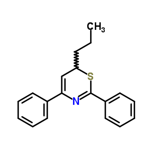 2,4-二苯基-6-丙基-6H-1,3-噻嗪結(jié)構(gòu)式_59824-89-4結(jié)構(gòu)式
