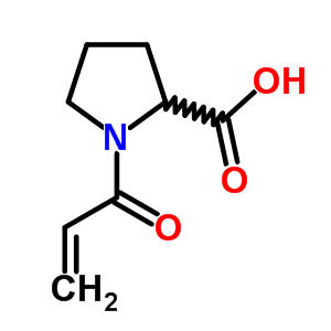 (9ci)-1-(1-氧代-2-丙烯基)-L-脯氨酸結構式_60460-30-2結構式