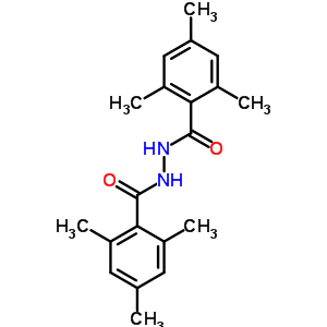 2,4,6-三甲基-n-(2,4,6-三甲基苯甲?；?苯并肼結(jié)構(gòu)式_6304-44-5結(jié)構(gòu)式