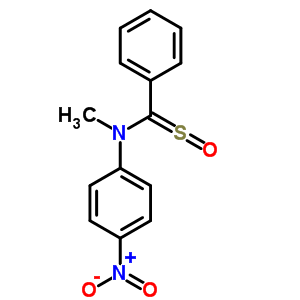 n-甲基-n-(4-硝基苯基)-a-亞磺酰基-苯甲胺結(jié)構(gòu)式_63075-92-3結(jié)構(gòu)式
