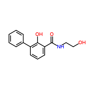 2-羥基-n-(2-羥基乙基)-1,1-聯(lián)苯-3-羧酰胺結(jié)構(gòu)式_63992-48-3結(jié)構(gòu)式