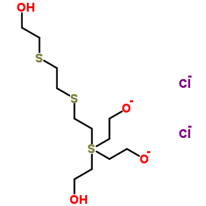 二-2(二(2-羥基乙基)锍乙基)硫化物二氯化物結(jié)構(gòu)式_64036-79-9結(jié)構(gòu)式