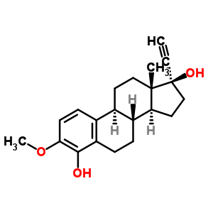 4-羥基炔雌醇甲醚結(jié)構(gòu)式_65694-22-6結(jié)構(gòu)式