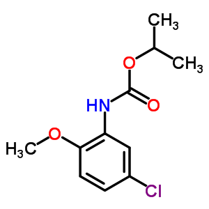Carbamic acid,(5-chloro-2-methoxyphenyl)-, 1-methylethyl ester (9ci)Structure,6632-17-3Structure Carbamic acid,(5-chloro-2-methoxyphenyl)-, 1-methylethyl ester (9ci) Structure,6632-17-3Structure