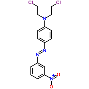 N,N-雙(2-氯乙基)-4-[2-(3-硝基苯基)二氮雜烯]-苯胺結(jié)構(gòu)式_66710-75-6結(jié)構(gòu)式