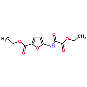 5-[(2-乙氧基-2-氧代乙?；?氨基]-2-呋喃羧酸乙酯結(jié)構(gòu)式_67318-13-2結(jié)構(gòu)式