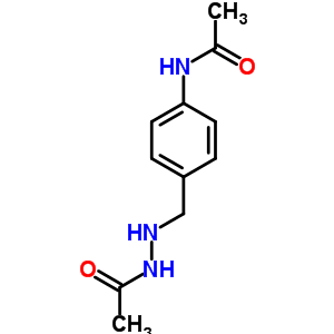 1-(p-乙酰氨基芐基)-2-乙?；?肼結(jié)構(gòu)式_69352-44-9結(jié)構(gòu)式