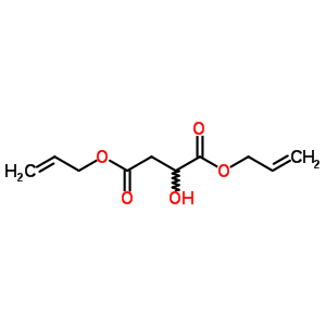 Butanedioic acid,2-hydroxy-, 1,4-di-2-propen-1-yl esterStructure,6947-00-8Structure Butanedioic acid,2-hydroxy-, 1,4-di-2-propen-1-yl ester Structure,6947-00-8Structure