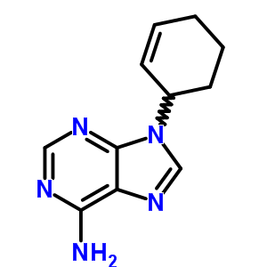 9-(2-環(huán)己烯-1-基)-9H-嘌呤-6-胺結(jié)構(gòu)式_6975-25-3結(jié)構(gòu)式