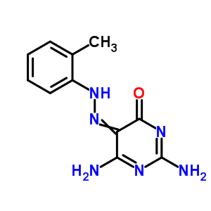 2,6-二氨基-5-[2-(2-甲基苯基)二氮雜烯]-4(3H)-嘧啶酮結(jié)構(gòu)式_6979-62-0結(jié)構(gòu)式