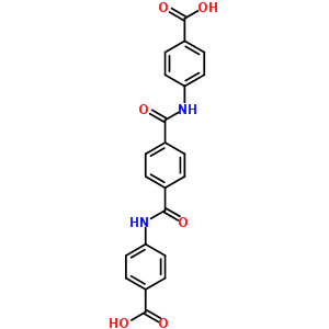 4,4-[1,4-亞苯基雙(羰基亞氨基)]雙-苯甲酸結(jié)構(gòu)式_70142-79-9結(jié)構(gòu)式