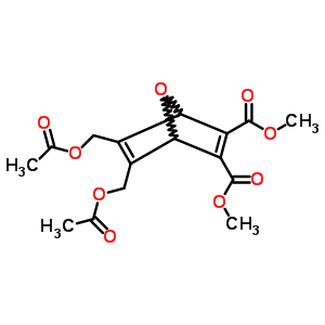 5,6-雙(乙?；趸谆?-7-噁雙環(huán)[2.2.1]-2,5-庚二烯-2,3-二羧酸二甲酯結(jié)構(gòu)式_71388-52-8結(jié)構(gòu)式