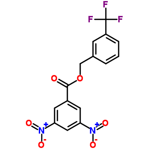 3-(三氟甲基)-苯甲醇 1-(3,5-二硝基苯甲酸)結構式_7402-84-8結構式