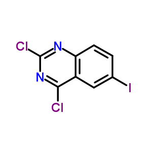 2,4-Dichloro-6-iodoquinazolineStructure,74173-76-5Structure 2,4-Dichloro-6-iodoquinazoline Structure,74173-76-5Structure