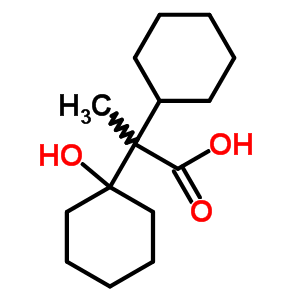 Cyclohexaneacetic acid,a-cyclohexyl-1-hydroxy-a-methyl-Structure,7473-05-4Structure Cyclohexaneacetic acid,a-cyclohexyl-1-hydroxy-a-methyl- Structure,7473-05-4Structure