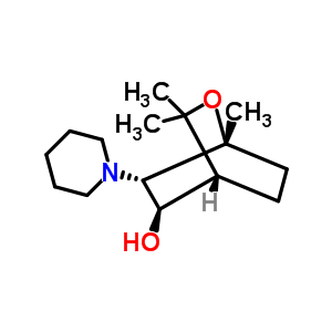 2-Oxabicyclo(2.2.2)octan-5-ol, 6-(1-piperidinyl)-1,3,3-trimethyl-Structure,76735-20-1Structure 2-Oxabicyclo(2.2.2)octan-5-ol, 6-(1-piperidinyl)-1,3,3-trimethyl- Structure,76735-20-1Structure
