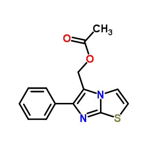 6-苯基-咪唑并[2,1-b]噻唑-5-甲醇 5-乙酸酯結(jié)構(gòu)式_76919-46-5結(jié)構(gòu)式