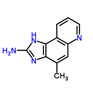 (9ci)-4-甲基-1H-咪唑并[4,5-f]喹啉-2-胺結(jié)構(gòu)式_77094-15-6結(jié)構(gòu)式
