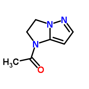 (6ci,9ci)-1-乙?；?2,3-二氫-1H-咪唑并[1,2-b]吡唑結(jié)構(gòu)式_78000-94-9結(jié)構(gòu)式