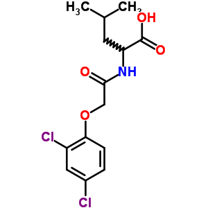(9CI)-N-[(2,4-二氯苯氧基)乙?；鵠-亮氨酸結(jié)構(gòu)式_80913-69-5結(jié)構(gòu)式