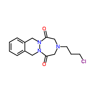 3-(3-氯丙基)-3,4,7,12-四氫-1H-[1,2,5]三氮雜革[1,2-b]二氮雜萘-1,5(2H)-二酮結(jié)構(gòu)式_81215-85-2結(jié)構(gòu)式