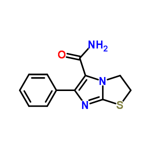 2,3-二氫-6-苯基-咪唑并[2,1-b]噻唑-5-羧酰胺結(jié)構(gòu)式_83253-43-4結(jié)構(gòu)式