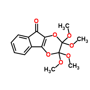 2,3-二氫-2,2,3, 3-四甲氧基-9H-茚并[1,2-b]1,4-二噁英-9-酮結(jié)構(gòu)式_85291-09-4結(jié)構(gòu)式