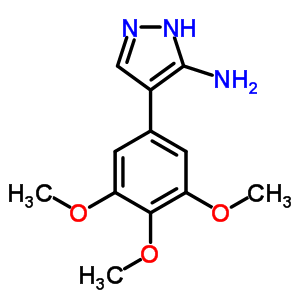 4-(3,4,5-Trimethoxyphenyl)-1h-pyrazol-3-amine Structure,861251-10-7Structure