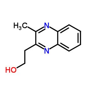 3-甲基-2-喹噁啉乙醇結構式_86204-50-4結構式