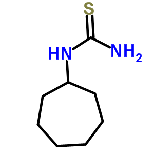 N-環(huán)庚基硫脲結(jié)構(gòu)式_862483-52-1結(jié)構(gòu)式