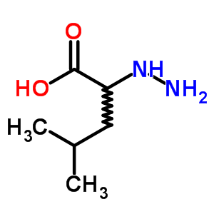 2-肼基-4-甲基-戊酸結(jié)構(gòu)式_89937-51-9結(jié)構(gòu)式