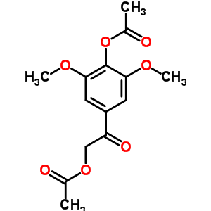 2-(乙?；趸?-1-[4-(乙?；趸?-3,5-二甲氧基苯基]-乙酮結(jié)構(gòu)式_90426-23-6結(jié)構(gòu)式