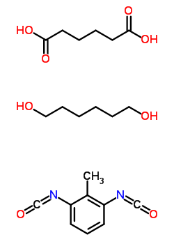 己二酸與甲苯二異氰酸酯和己二醇的聚合物結(jié)構(gòu)式_9068-96-6結(jié)構(gòu)式