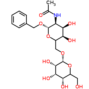 芐基 2-乙酰氨基-2-脫氧-6-O-己糖吡喃糖苷吡喃己糖苷結(jié)構(gòu)式_93496-44-7結(jié)構(gòu)式